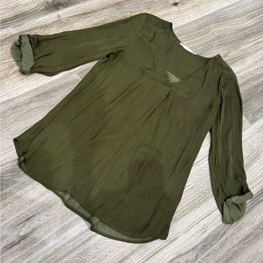Olive Green Women's Top